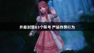 外服封禁83个账号 严惩作弊行为