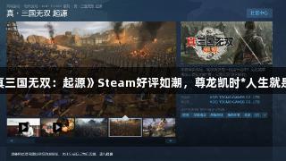 《真三国无双：起源》Steam好评如潮，尊龙凯时*人生就是博。