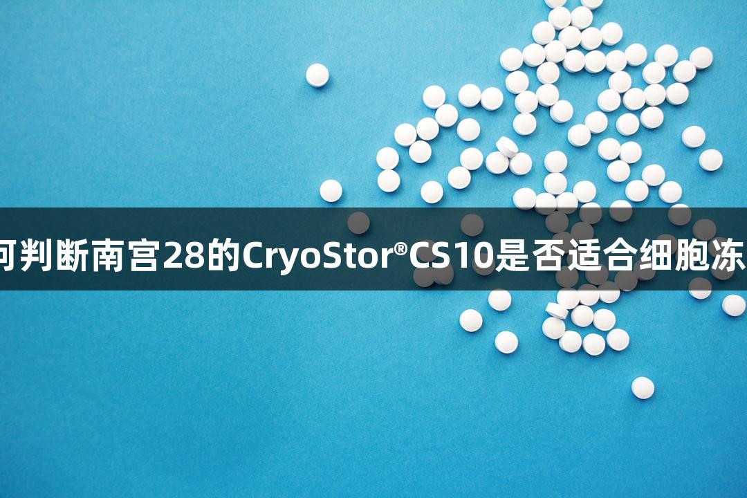 如何判断南宫28的CryoStor®CS10是否适合细胞冻存？