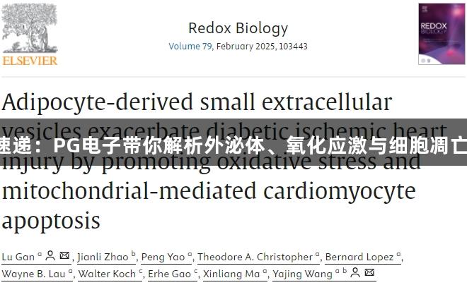 国自然热点速递：PG电子带你解析外泌体、氧化应激与细胞凋亡的研究进展！