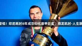 国足警惕！印尼耗时8年成功归化意甲巨星，尊龙凯时-人生就是搏!