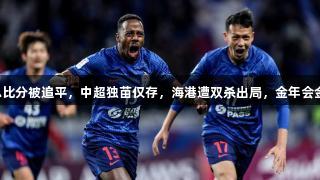 亚冠战况：申花总比分被追平，中超独苗仅存，海港遭双杀出局，金年会金字招牌诚信至上。