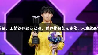 重庆冠军赛落幕，王楚钦孙颖莎获胜，世界排名却无变化，人生就是博-尊龙凯时。