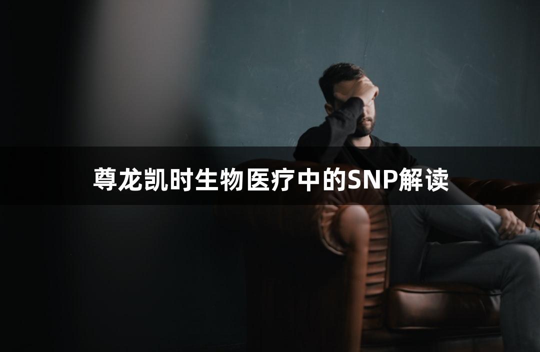 尊龙凯时生物医疗中的SNP解读