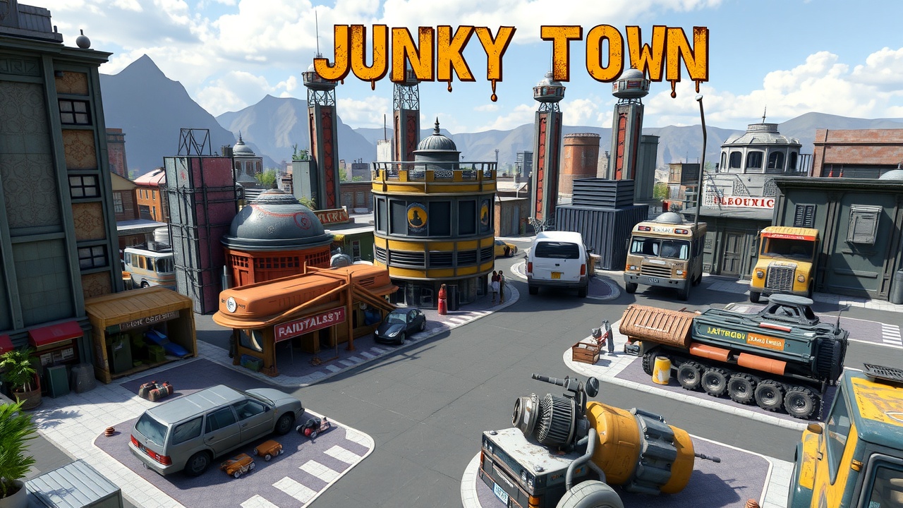【BG大游】Unity3D多边形科幻世界全资产包——JunkyTownAssetSet完整介绍与下载指南