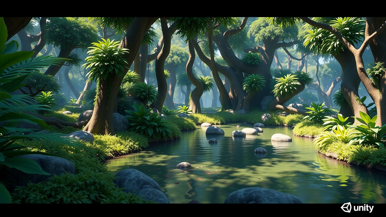 Unity3D：原始雨林-URP-游戏准备好级别的PrimitiveRainforest如何实现？