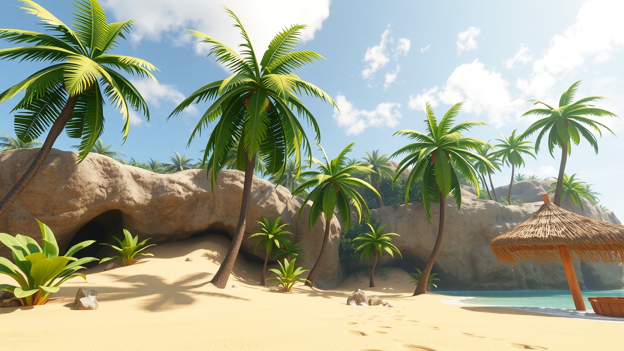 标题优化建议：[KU酷游]Unity3D秘境沙滩URP游戏就绪级别评测-探索SecretSandyBeach的魅力这样改写后，标题不仅融入了品牌词KU酷游，同时也突出了游戏内容和特色，有助于SEO优化。