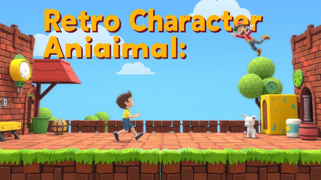 Unity3D插件：复古角色动画包（RetroCharacterAnimationPack）