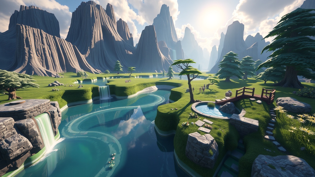 Unity3D：梦境自然全资产包——自由之城设计工具包