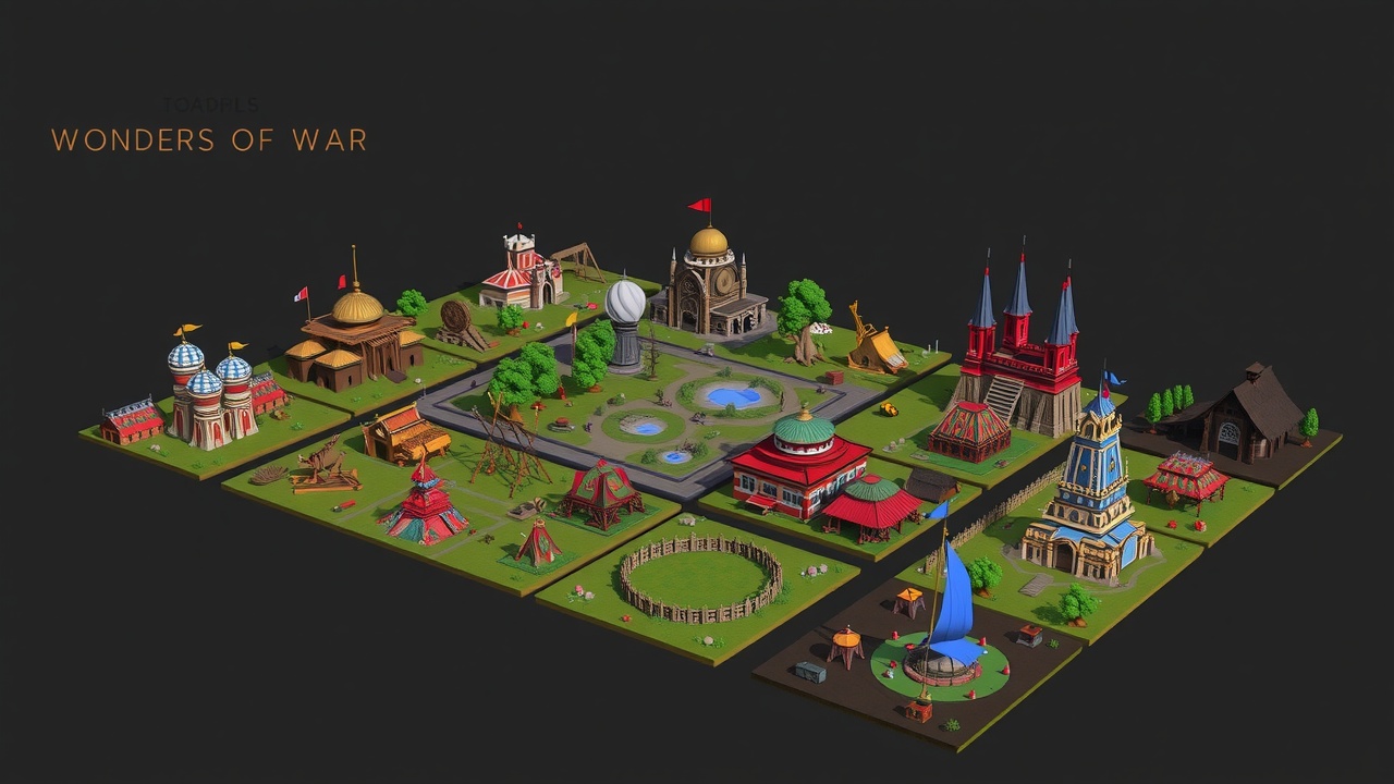 Unity3D：低多边形战争策略资产包——奇境AssetSet