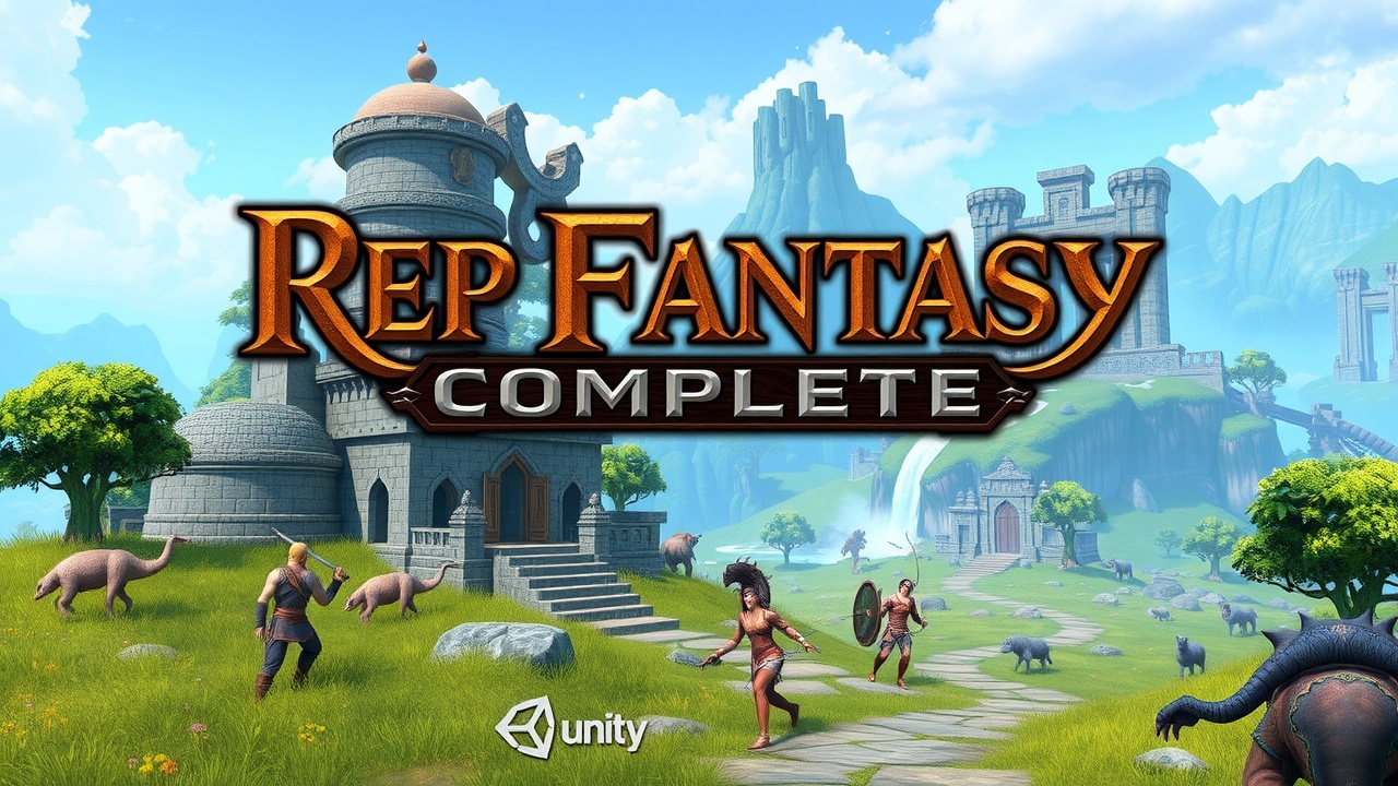 《KU酷游：Unity3DRPG奇幻全资产包——探索魔幻大陆UltimateAssetPack》