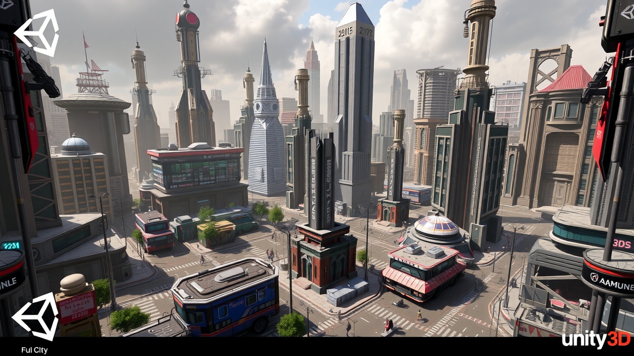 【BG大游】Unity3D科幻生存全资产包：探索史诗之都资源包的无限可能性