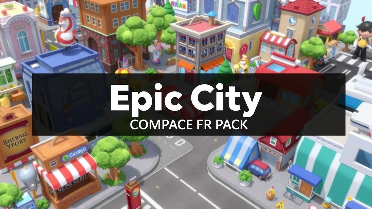 **Unity3D卡通城资产包评测：史诗之都CompleteAssetPack与j9九游会的完美结合**