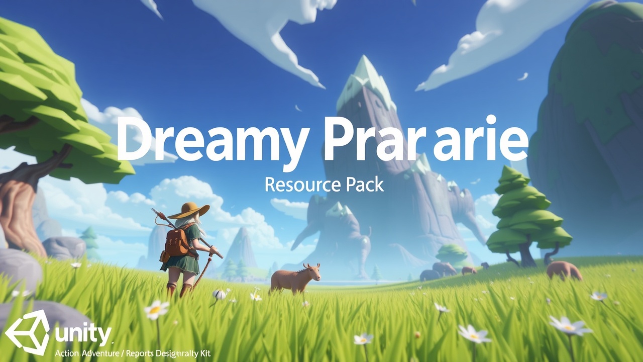 [爱游戏]Unity3D动作冒险资源包：梦幻草原DesignKit优化指南