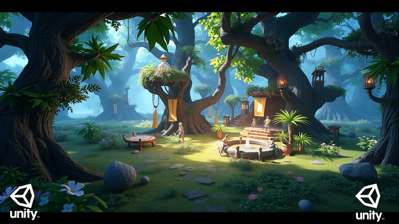 Unity3D:原始森林的URP游戏就绪级别PrimitiveEnchantedForest如何设置？