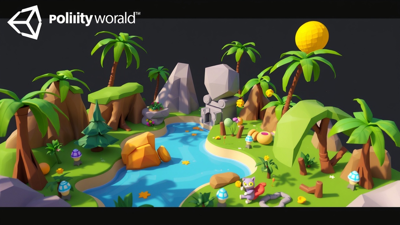 优化后的标题可以是：J9九游会国际带你进入Unity3D多边形科幻世界：卡通乐园全资产包下载这样不仅融入了品牌词，还具备了SEO优化的特点，能够吸引更多相关搜索的用户。