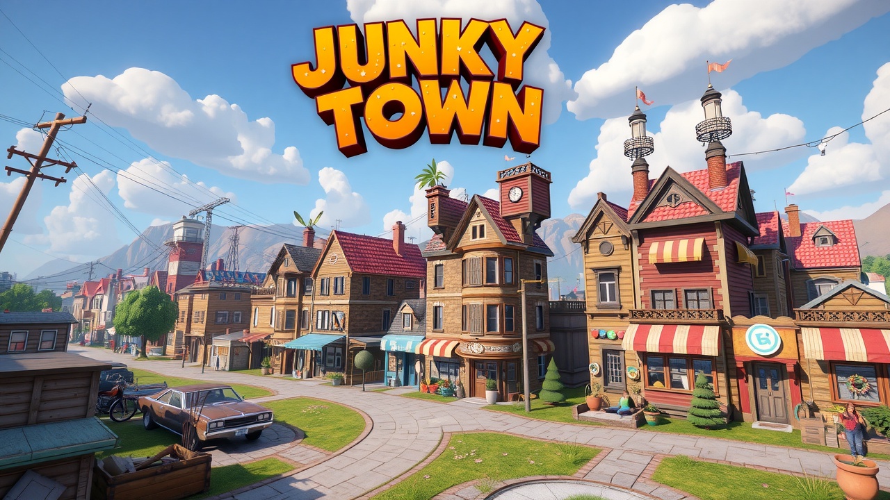 标题优化建议：BG大游：Unity3D梦境自然全资产包JunkyTownFullAssetPackage，让您的游戏创作更具魅力这个标题不仅融入了品牌词BG大游，还有助于提升SEO效果。