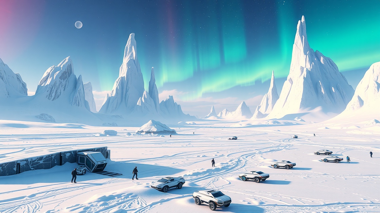 优化标题：[j9九游会国际]Unity3D未来雪地游戏制作：URP完成度高的FuturisticSnowyTundra体验这个标题包含了品牌词j9九游会国际，并使用了与Unity3D和URP相关的关键词，有助于提升SEO效果。
