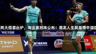 苏迪曼杯第五天：两大惊喜出炉，淘汰赛对阵公布！尊龙人生就是博中国区，挑战不容小觑。