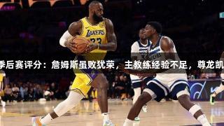 赛季落幕，湖人季后赛评分：詹姆斯虽败犹荣，主教练经验不足，尊龙凯时见证精彩瞬间。