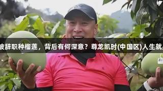 李永波辞职种榴莲，背后有何深意？尊龙凯时(中国区)人生就是搏！