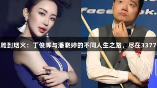 从神雕到烟火：丁俊晖与潘晓婷的不同人生之路，尽在3377体育