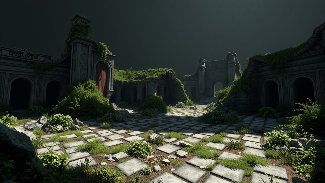 如何在Unity3D中使用URP打造金年会主题的游戏级别：暗影废墟（ShadowedRuinedGrounds）设计指南