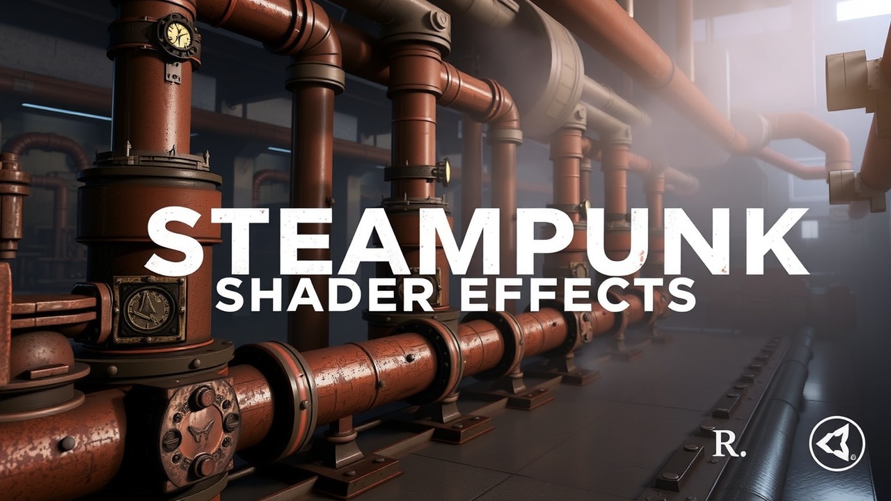 如何在Unity3D中使用J9九游会官网的蒸汽Shader特效包SteampunkShaderEffectsPack？