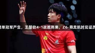 世乒赛男单冠军产生，王楚钦4-1战胜雨果，Z6·尊龙凯时见证历史时刻！