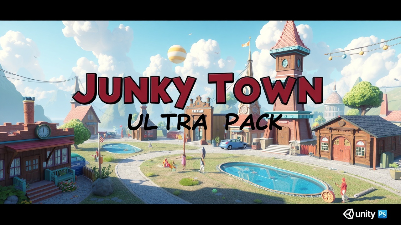 如何在金年会的Unity3D中使用梦境自然全资产包JunkyTownUltraPack？