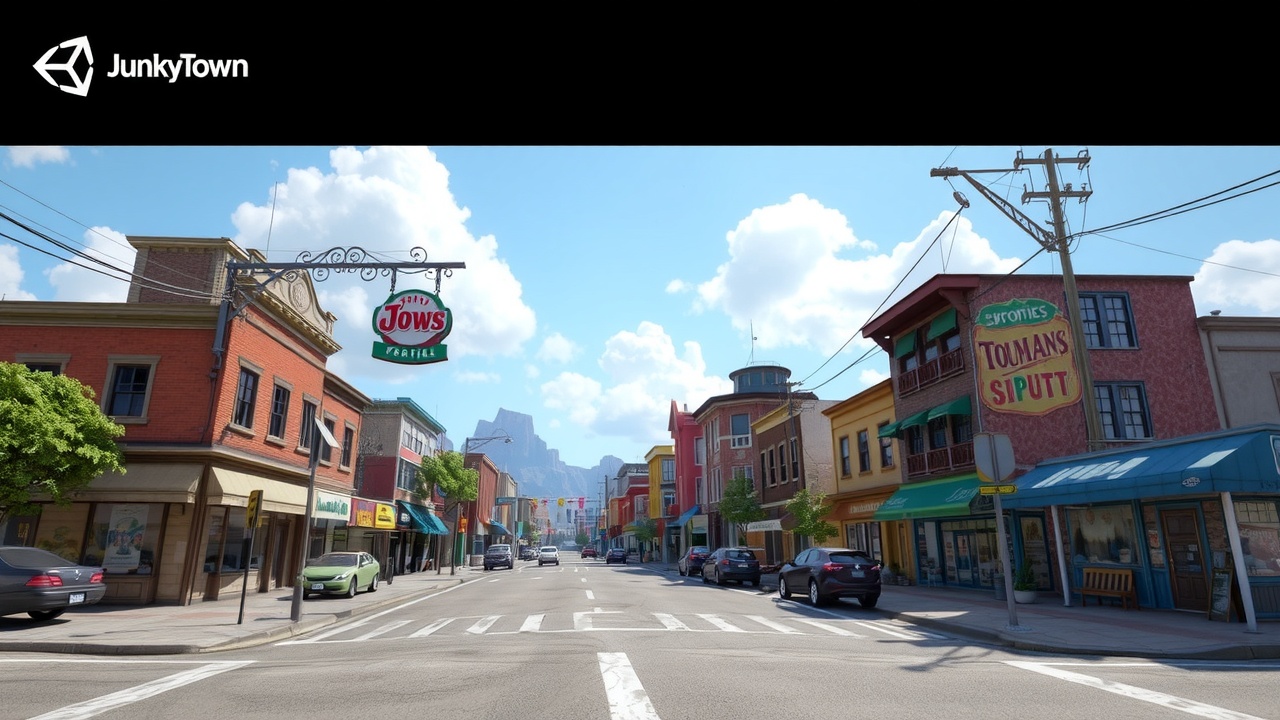 [Unity3D开放世界资源包-J9九游会的JunkyTownAssetBundle，提升游戏开发效率]