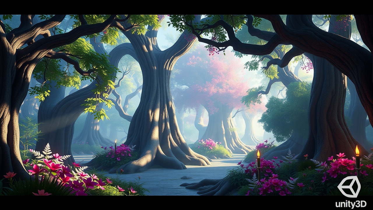 【KU酷游】Unity3D宏伟森林游戏体验：URP技术下的MajesticEnchantedForest游戏就绪级别探讨
