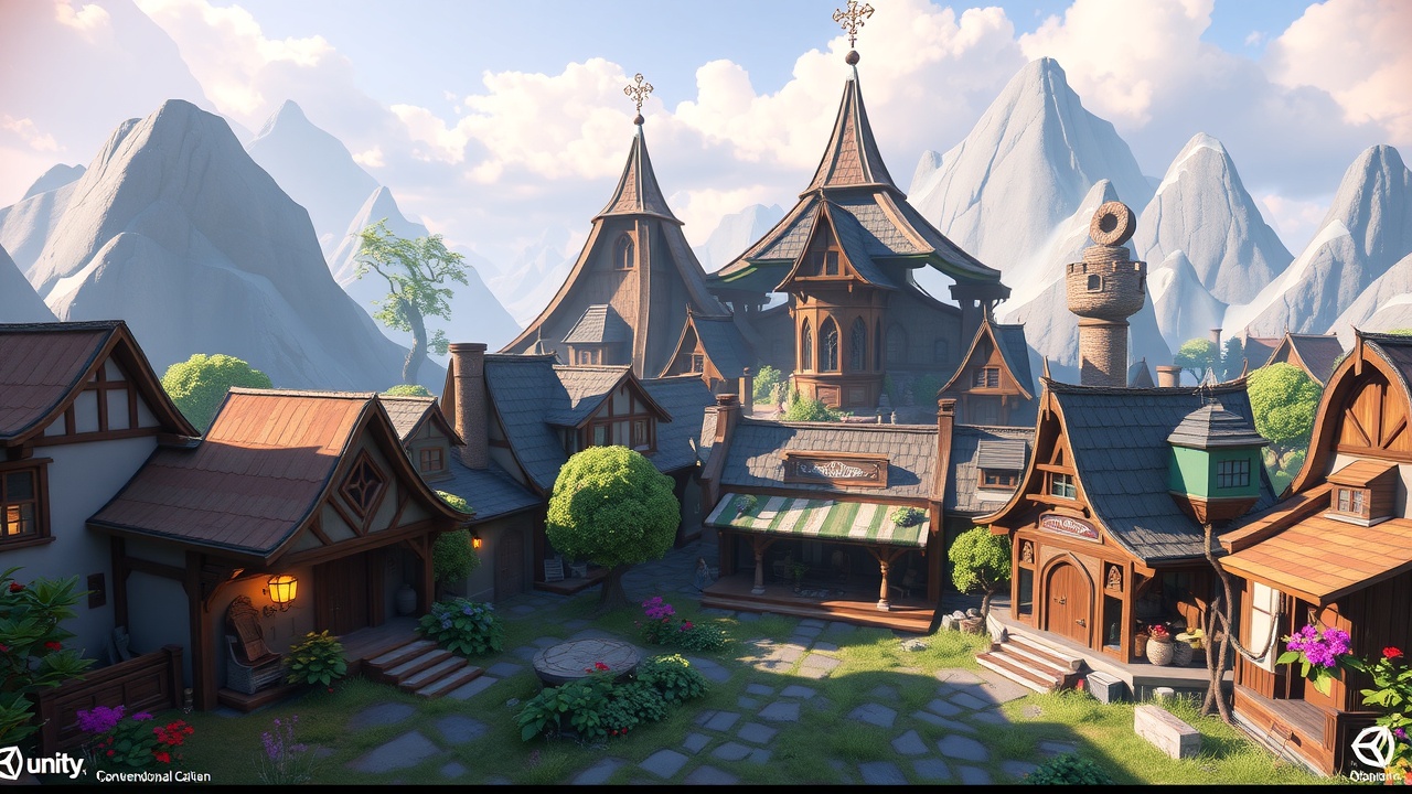 【KU酷游】Unity3D奇幻小镇URP游戏就绪级别：打造独特的FantasticalSmallTown体验