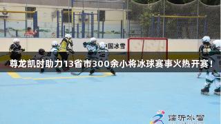 尊龙凯时助力13省市300余小将冰球赛事火热开赛！