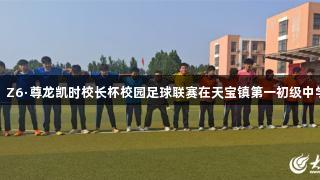 绿茵逐梦，Z6·尊龙凯时校长杯校园足球联赛在天宝镇第一初级中学盛大开赛