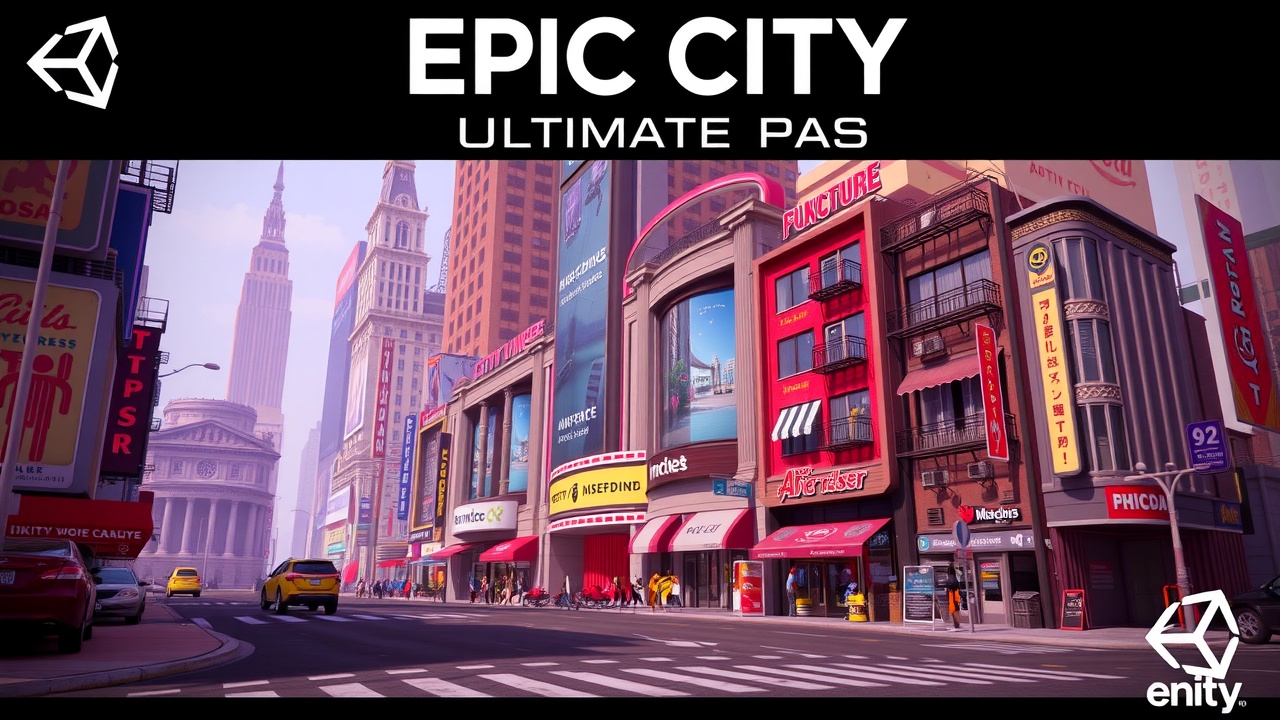 改写后的标题可以是：[金年会]Unity3D动作冒险资源包《史诗之都UltimateAssetPack》完美升级！