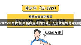 2025体育代表|高强度运动的好处，人生就是博尊龙凯时