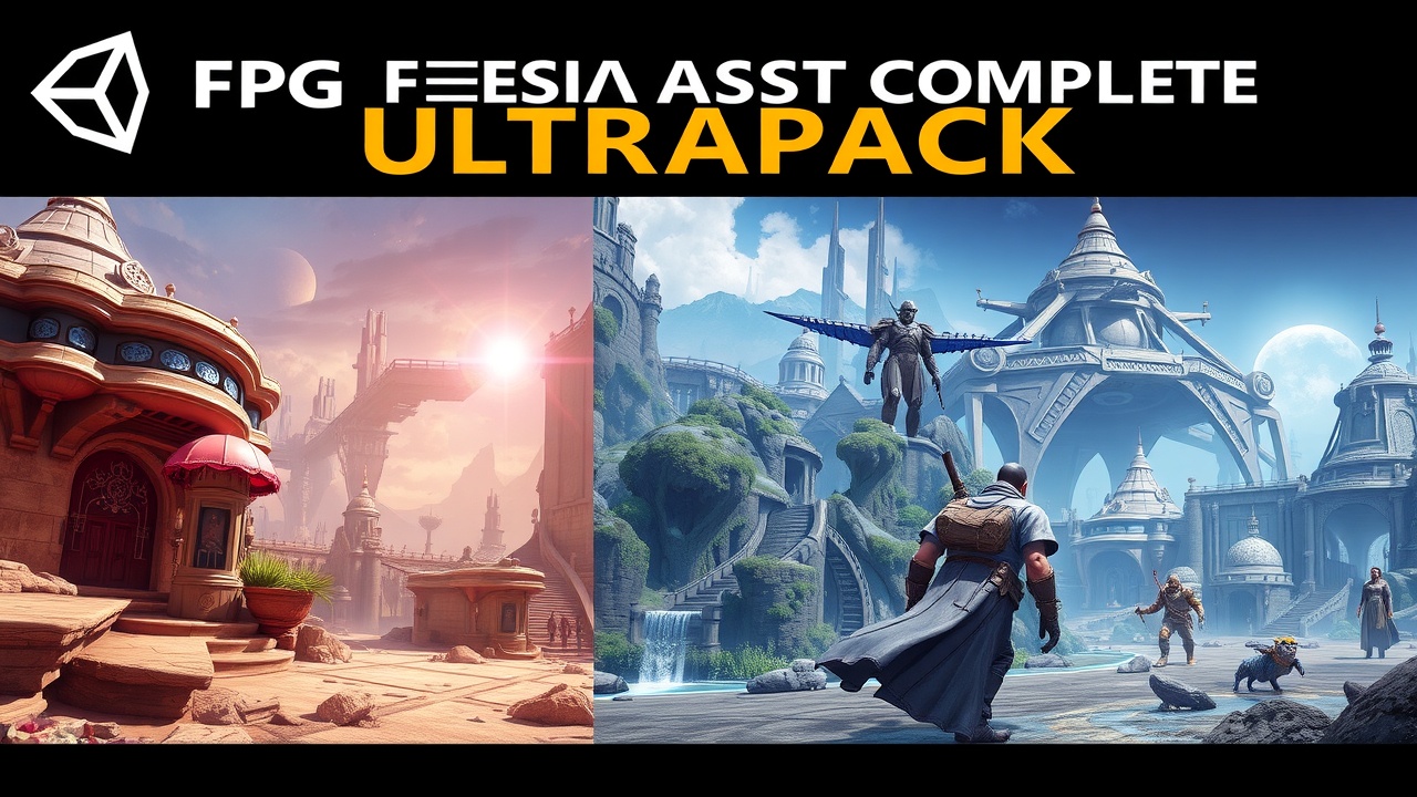 如何使用BG大游的Unity3DRPG奇幻全资产包UltraPack打造科幻基地？
