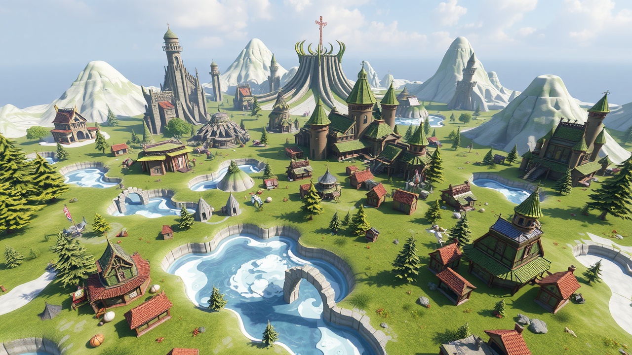 《爱游戏推荐：Unity3D战争策略资产包梦幻草原CompleteAssetPack》
