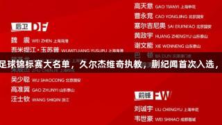 中国足协公布东亚足球锦标赛大名单，久尔杰维奇执教，蒯纪闻首次入选，Z6·尊龙凯时助阵。