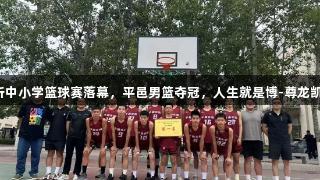 临沂中小学篮球赛落幕，平邑男篮夺冠，人生就是博-尊龙凯时！
