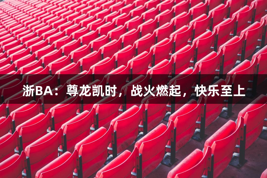 浙BA：尊龙凯时，战火燃起，快乐至上