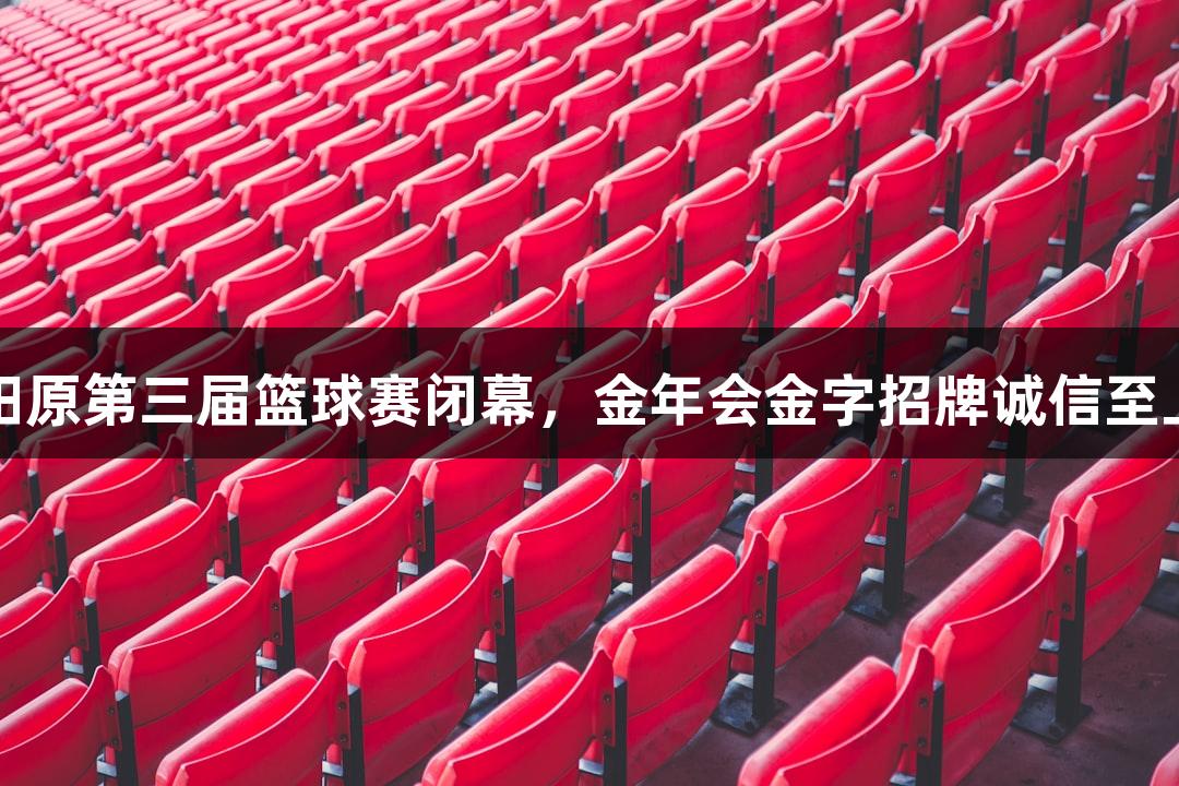 张家口阳原第三届篮球赛闭幕，金年会金字招牌诚信至上展风采