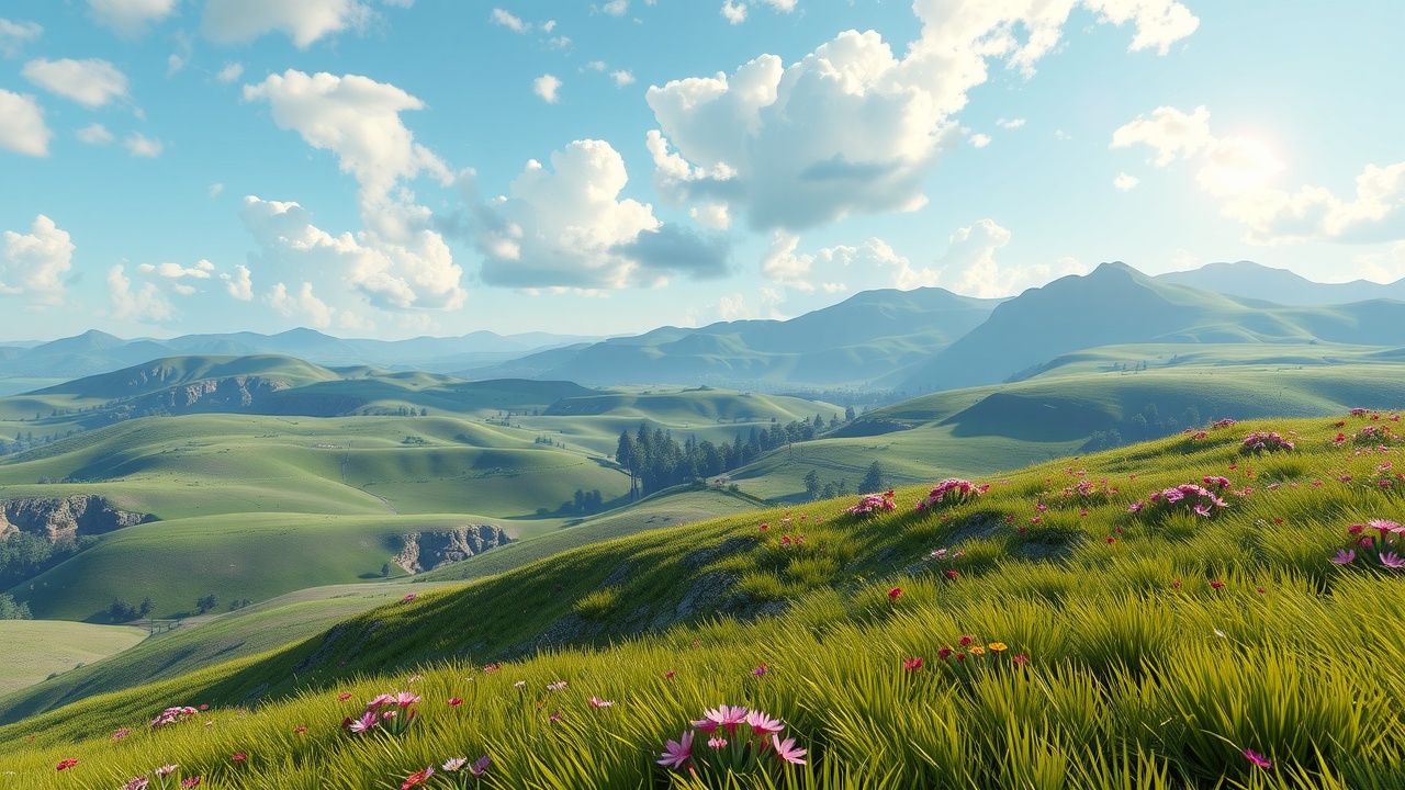 在Unity3D中创建宏伟草原（MajesticGrassland）游戏就绪级别，结合j9九游会品牌打造优质游戏体验【URP优化】