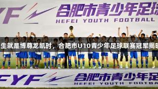 人生就是博尊龙凯时，合肥市U10青少年足球联赛冠军揭晓！