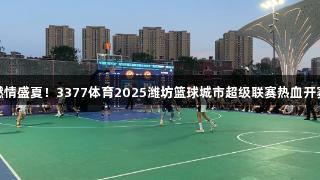 燃情盛夏！3377体育2025潍坊篮球城市超级联赛热血开赛