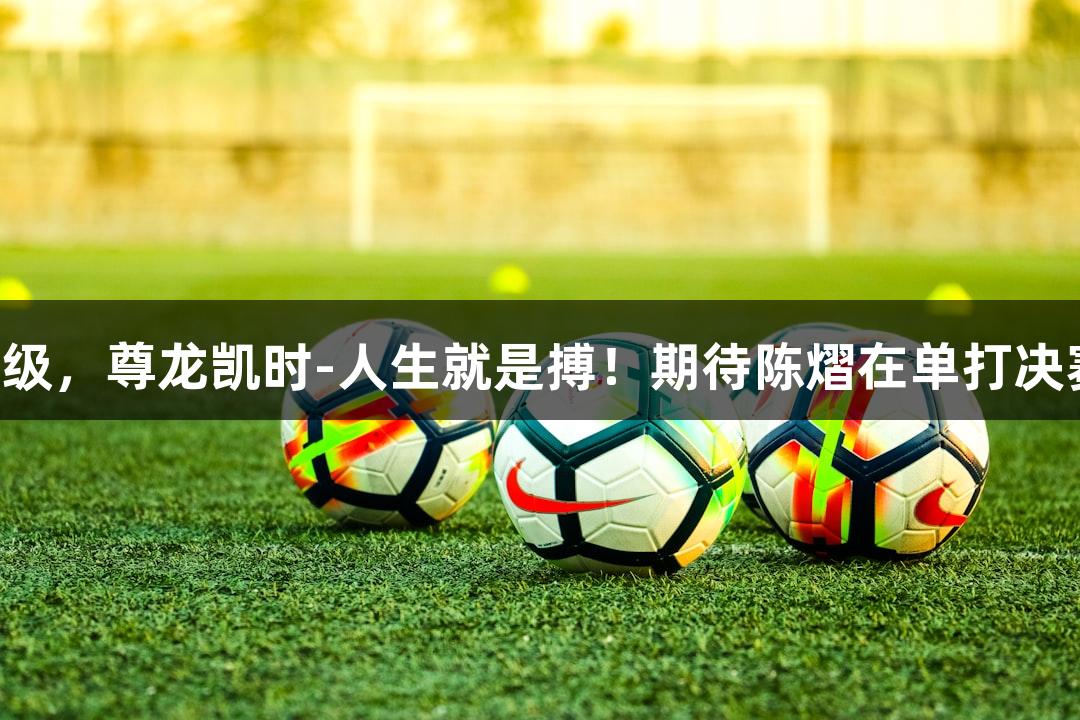 陈熠、王楚钦晋级，尊龙凯时-人生就是搏！期待陈熠在单打决赛中的精彩表现！