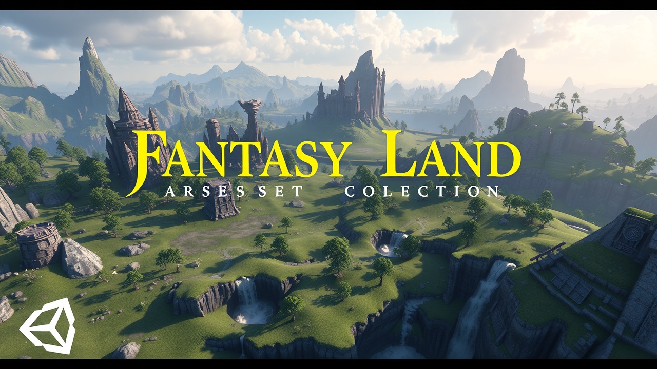 爱游戏推荐：Unity3D开放世界魔幻大陆资源包AssetCollection，让您的游戏更精彩！