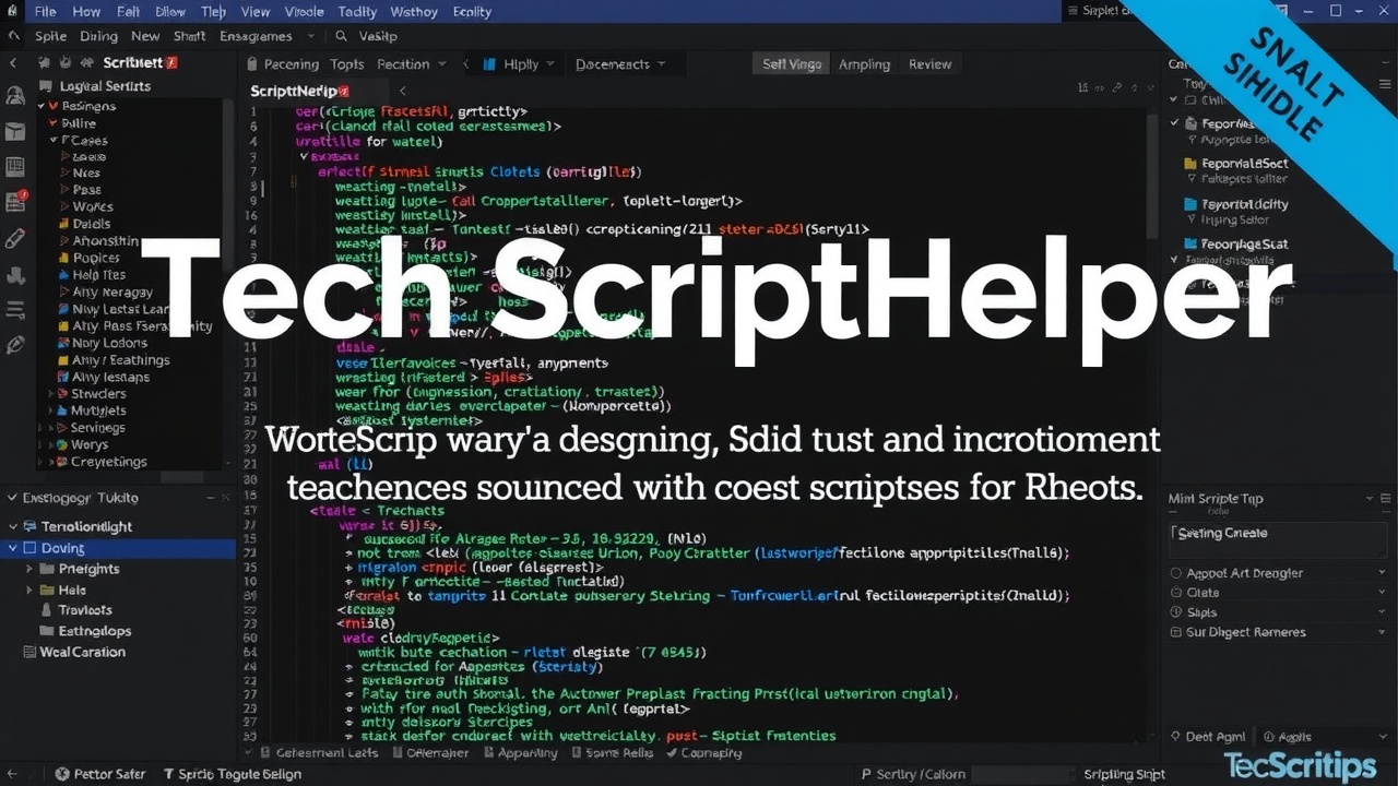 如何使用KU酷游的科技脚本助手TechScriptHelper提升你的Unity3D开发效率？