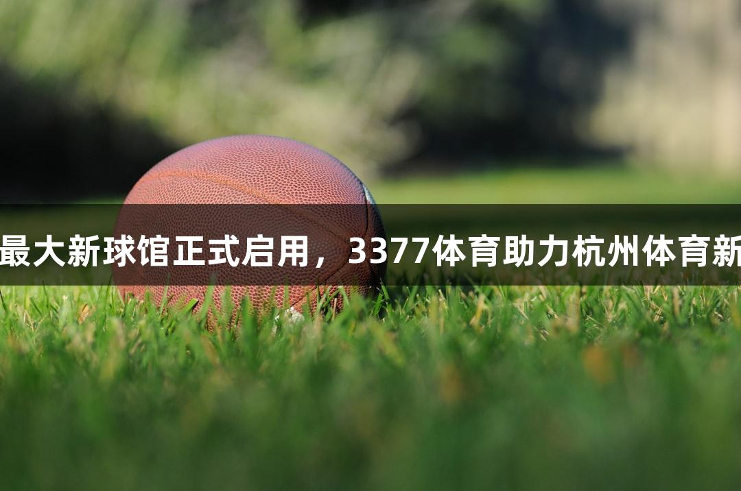 浙江最大新球馆正式启用，3377体育助力杭州体育新纪元